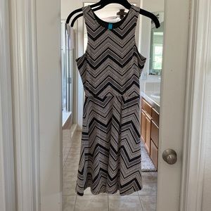 Chevron skater dress